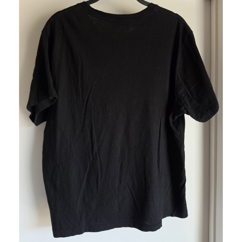RE/DONE Women's Black 100% Cotton Crew Neck T-Shirt Size L Short Sleeve Tee - Picture 2 of 6